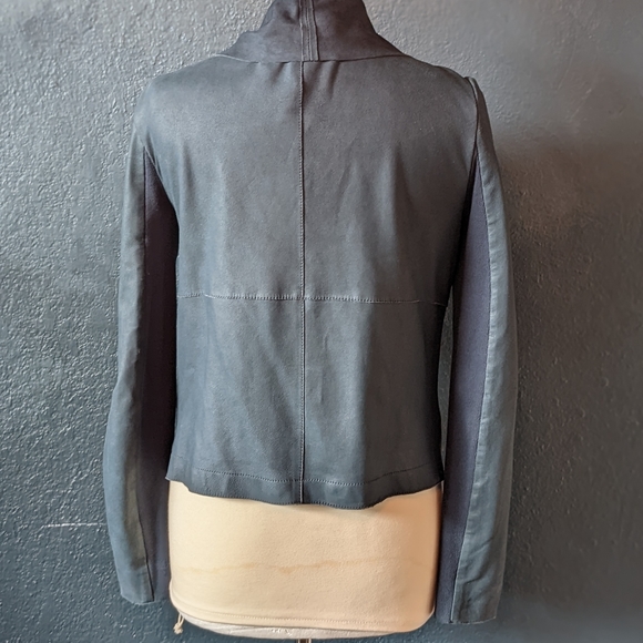 Muuba Leather Blue Jacket 8 - Picture 5 of 8